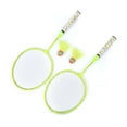 thumbnail image 2 of Raqueta de bádminton para niños con juego de 2 pelotas, juego de deportes al aire libre, juguete para niños y niñas, amarillo fluorescente YUNYI BRAND  Deportes, 2 of 8
