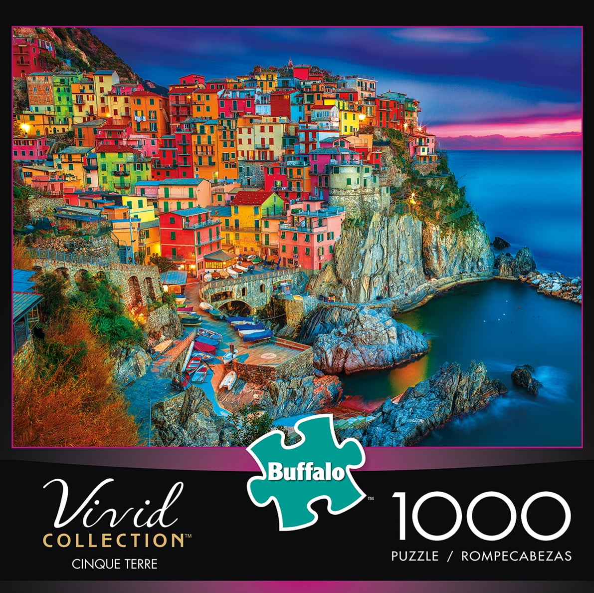 Buffalo Games Signature Collection Cinque Terre Italy 1000 Piece Jigsaw Puzzle 