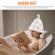 thumbnail image 3 of 2 piezas de fieltro de sauna sombrero de sauna de vapor seco sombreros de baño de baños simples tapa de protección de la cabeza sombrero de baño, 3 of 8