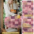 thumbnail image 5 of Pioneer Flower Floral Print Pattern Round Tablecloth 60 X 60 Inch, Wrinkle Resistant Wipeable Table Cloth for Kitchen Dining Picnic Patio Party, 5 of 6