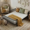 thumbnail image 2 of MODERNLUXE Queen Size Metal Sofa Daybed, Black, 2 of 9