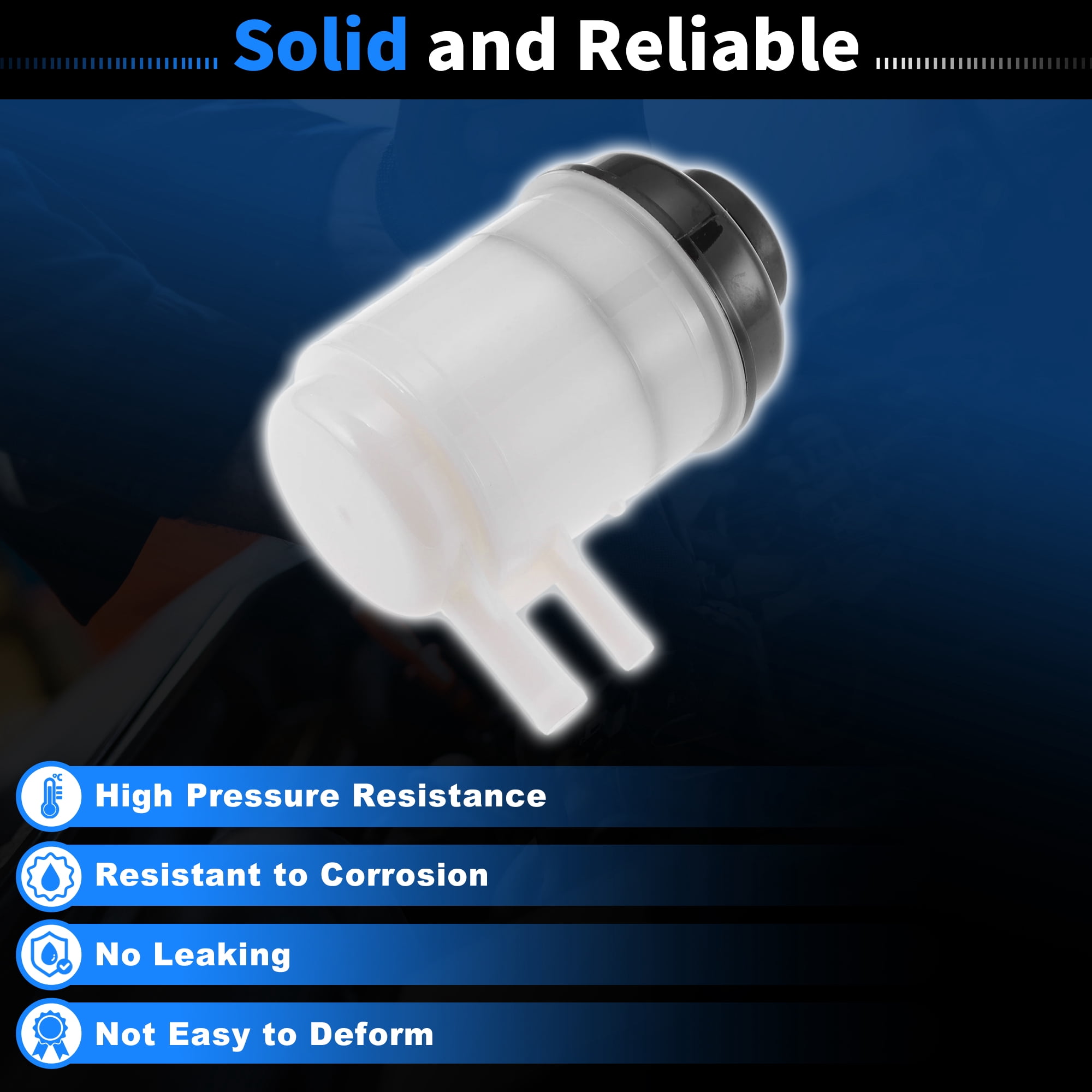 Unique Bargains Power Steering Pump Reservoir Tank for Isuzu NRR NPR 1995-2024