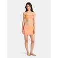thumbnail image 2 of No Boundaries Ribbed Mini Swim Skirt Coverup, Women's, 2 of 5