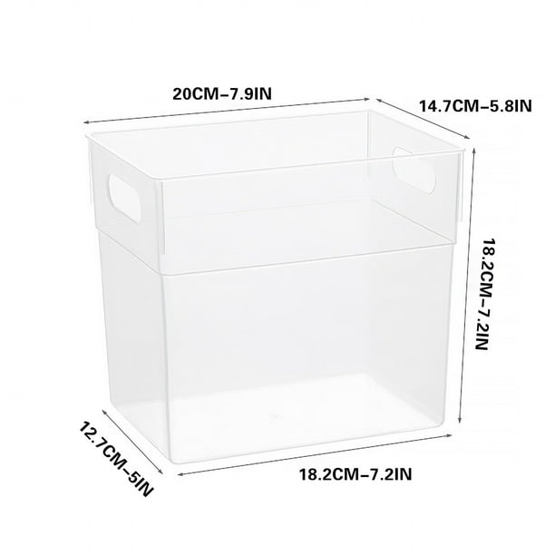 Cajón de escritorio, rotulador, caja de almacenamiento de papelería, bolígrafo de plástico transparente, caja de almacenamiento miscelánea, loncheras