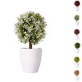 thumbnail image 3 of Planta artificial en maceta Plantas artificiales Bonsai Árbol de simulación Flores falsas decorativas de escritorio sidaley JJ25587-01B, 3 of 6