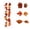 3.3 FT, variant on Lypsnake 5.6FT Fall Maple Leaves Garland, Bendable Wire Vine With Multi-Color Artificial Decorative Vine, Garland For Thanksgiving Halloween Mantel Door Wall Fireplace Autumn Festival Decor