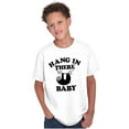 thumbnail image 5 of Hang In There Sloth Encouragement Crewneck T Shirts Boy Girl Teen Brisco Brands X, 5 of 6
