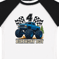 thumbnail image 4 of Inktastic Monster Truck Birthday Boy 4 Boys Toddler T-Shirt, 4 of 5