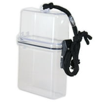 RAIN GUARD 4.25" (10.8 cm) Traveler's Water-Resistant Box | Secure Storage for Cell Phone, Cash & More | Neck Lanyard Included | Outdoor & Travel Essential