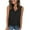 Black, variant on CFLVAEK Summer Tank Tops for Women Casual V Neck Top Loose Fit Sleeveless Vacation Shirts Solid Color Basic Tees Yellow M
