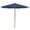 Navy, variant on GVN Patio Umbrella, Outdoor Table Umbrella,10 Feet Patio Umbrella with 8 Wooden Ribs and 3 Adjustable Heights-Gray