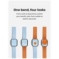 thumbnail image 2 of Moogdieeo Watch Bands, Magnetic Apple Watch Bands for Men & Women, Dual-Color Soft Silicone Strap with Magnets and Stainless Steel Connectors, Water-Resistant, Adjustable Comfortable Fit, 2 of 15