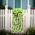 thumbnail image 3 of Kumdkd Artificial Silk Hanging Flowers Bouquet - UV-Resistant Outdoor/Indoor Wedding Wall Decor, Garden Privacy Fence Screen with 220 Realistic Flowers (Green, 31.5in), 3 of 5