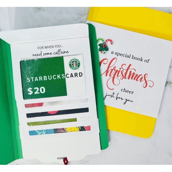 Christmas Waterfall Gift Card Booklet (Green Booklet)