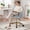 Gray, variant on COOLHUT Office Desk Chair with Padded, Velvet Vanity Chair with Back and Wheels, Comfy Home Office Chiar with Gold Legs, Height Adjustable, Rolling Chair for Vanity Room, Makeup Room, Bedroom, Beige