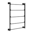thumbnail image 1 of segolike Ribbon Organizer Wall 5 Tiers Scarf Rack for Sewing Craft Room Retail Stores Black, 1 of 9