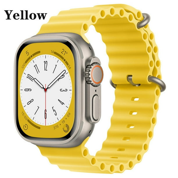 Apple Watch 49mm Yellow Ocean Band Walmart