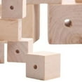 thumbnail image 2 of 56pc Assorted Unfinished Cube Wooden Beads - for Garlands and Crafts - Factory Direct Craft, 2 of 5