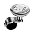thumbnail image 2 of Walbest Steering Wheel Spinner, Steering Wheel Knob Vehicle Steering Wheel Booster Car Handle Knob Ball for Cars, Trucks, Tractors, Boats,Silver, 2 of 7