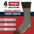 thumbnail image 7 of Wrangler Men’s Warmest Lodge Socks, Heavyweight Boot Socks, 4 Pack, 7 of 7