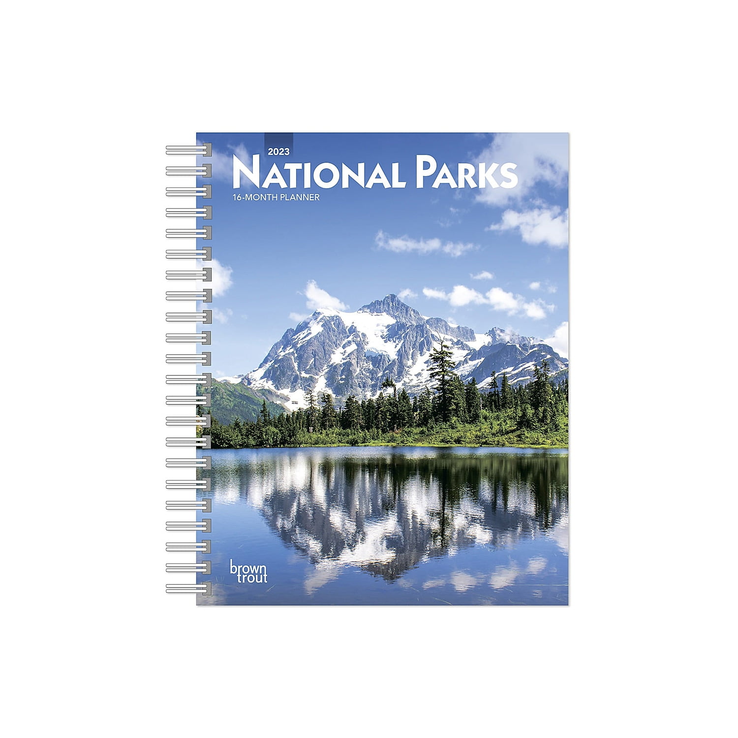 2023 BrownTrout National Parks 6" x 7.75" Weekly Engagement Planner