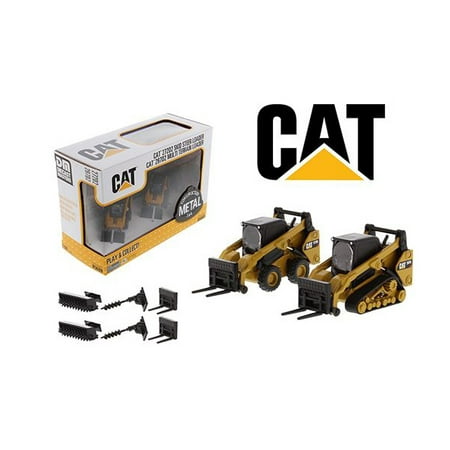 CAT 1:64 SKID STEER LOADER & COMPACT TRACK LOADER WITH ACCESSORIES (Best Used Skid Steer For The Money)