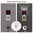 thumbnail image 3 of Honeii Dark Purple Glitter Print LED Night Light with Light Sensor, Night Lights Plug Into Wall,Ideal for Bedrooms and Hallways-UK, 3 of 7