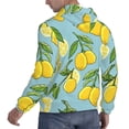 thumbnail image 6 of Fotbe Men's Hoodie with Lemon Pattern - Kangaroo Pocket Pullover Hooded Sweatshirt, Perfect for Daily Wear, Travel, and Home-Medium, 6 of 7