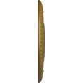 thumbnail image 4 of Ekena Millwork 24 1/4"OD x 3 7/8"ID x 2"P Logan Ceiling Medallion (Fits Canopies up to 6 1/8"), Hand-Painted Gold, 4 of 7