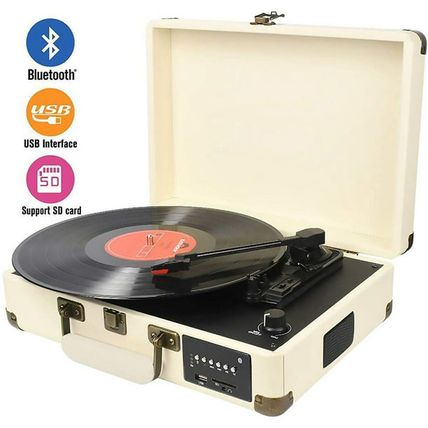 DIGITNOW Record Player, Turntable Suitcase with Multi-Function 