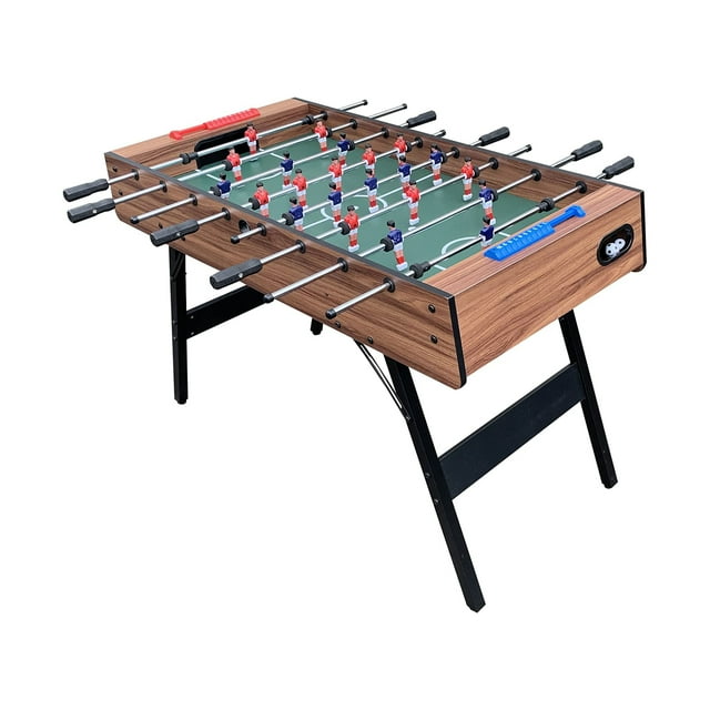 KICK Arcadia 48″ Folding Foosball Table (Brown)