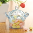 thumbnail image 4 of Injueey Caja de dulces de 6X, caja de azúcar, suministros de boda, accesorios exquisitos multicolores para el hogar, cajas de almacenamiento, Almacenamiento y organización del hogar Transparente, 4 of 6