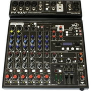 PEAVEY PV 10 AT 120US 4 CHANNEL BUILT-IN ANTARES AUTO-TUNE COMPACT STUDIO MIXER