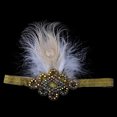 thumbnail image 2 of 1920's Headpiece Great Crystal Nupcial Hair Band Diadema de s Oro-2 Sunnimix Gran Gatsby, 2 of 8