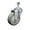 Swivel - No Brake - Gray, variant on 5 Inch SS Gray Polyurethane ½ Inch Threaded Stem Caster Set Total Lock Brake