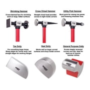 FAIRMOUNT® Professional 6 Piece Autobody Hammer and Dolly Set