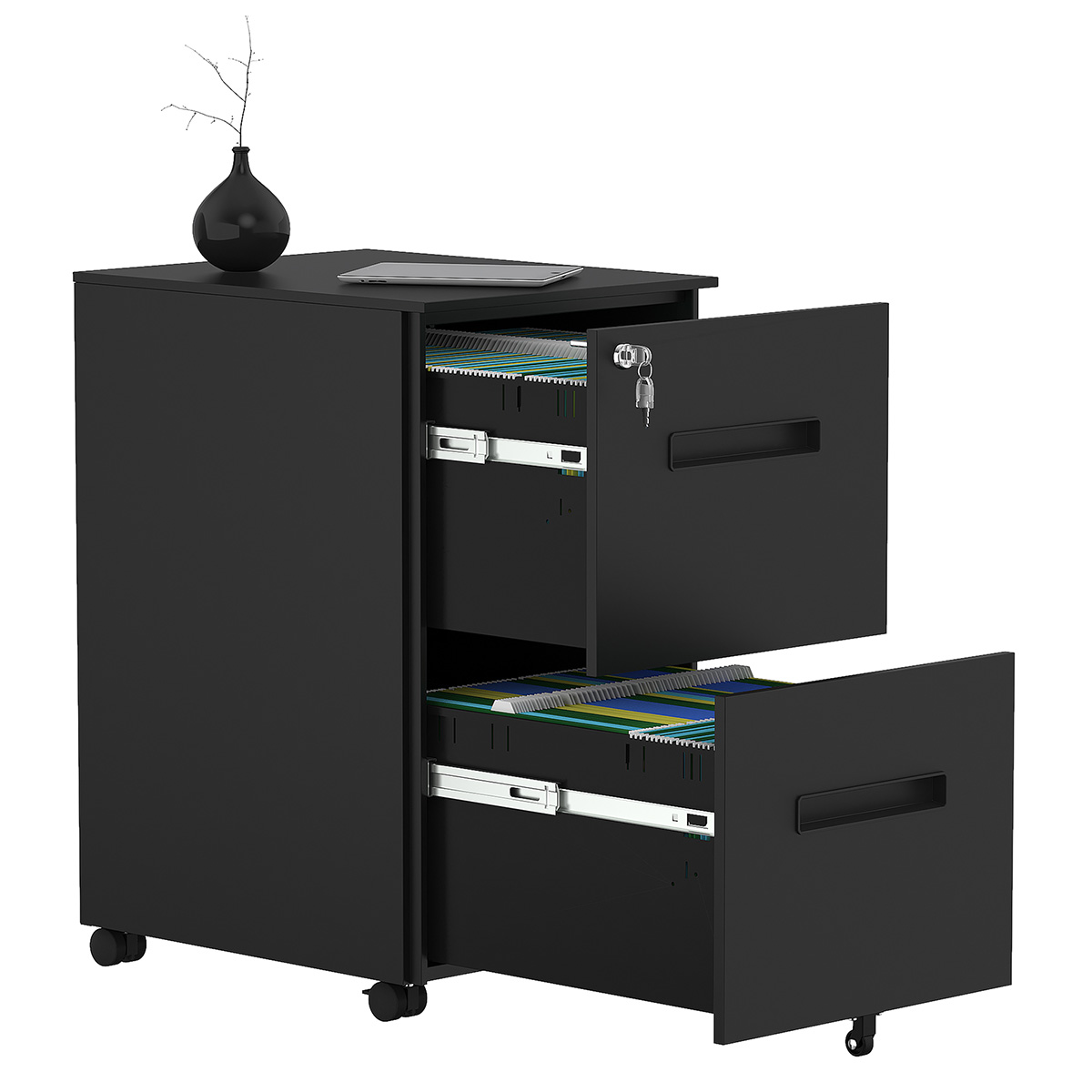 DWVO 2Drawer Steel Rolling Vertical File Office Furniture