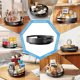 thumbnail image 5 of Rotating spice rack, 30cm turntable, rotating spice rack organizer for cabinet pantry kitchen countertop refrigerator office-, 5 of 5