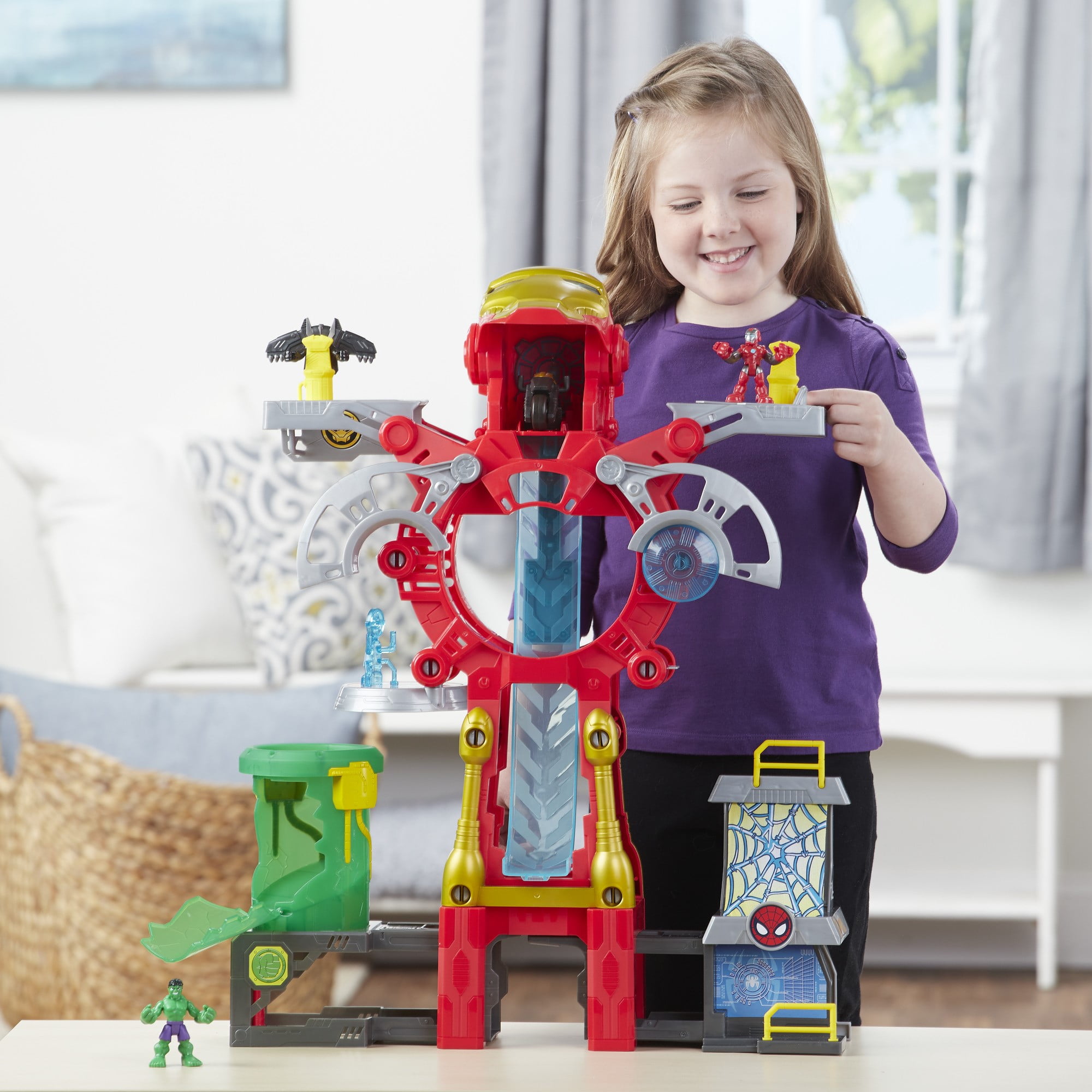 playskool heroes marvel headquarters