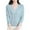#0394-Light Blue, variant on Neewe Women's Soft Cropped Cardigan Casual Lightweight Shrug Sweater Tops