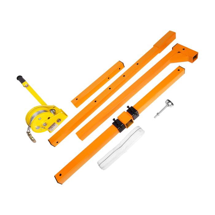Air Conditioner Lifting Cranes, 50 FT Air Conditioner Crane Outside InstallationTool, with Special Hanger, Pulley, Rope