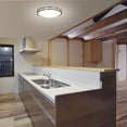 thumbnail image 2 of Nuvo Glamour LED 10-in Flush Mount Fixture Brushed Nickel Finish CCT Selectable, 2 of 3