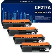 ONLYU 17A Toner Cartridges for HP 17A CF217A Toner Cartridge with Chip for HP Laserjet Pro MFP M102w M130fw M130nw M130fn M130a M102a M130 M102 Laser Printer Ink (4 Packs, Black)