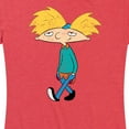 thumbnail image 3 of Hey Arnold! - Distressed Arnold - Women's Short Sleeve Graphic T-Shirt, 3 of 5