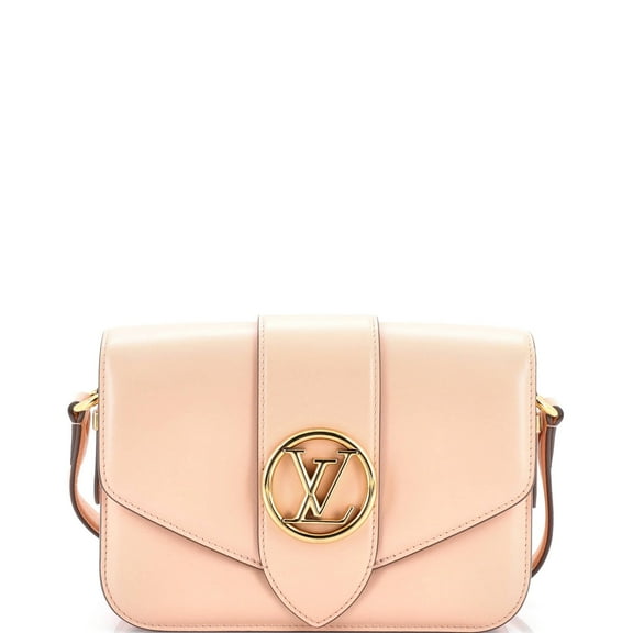 Pre-Owned Louis Vuitton LV Pont 9 Bag Leather By Rebag