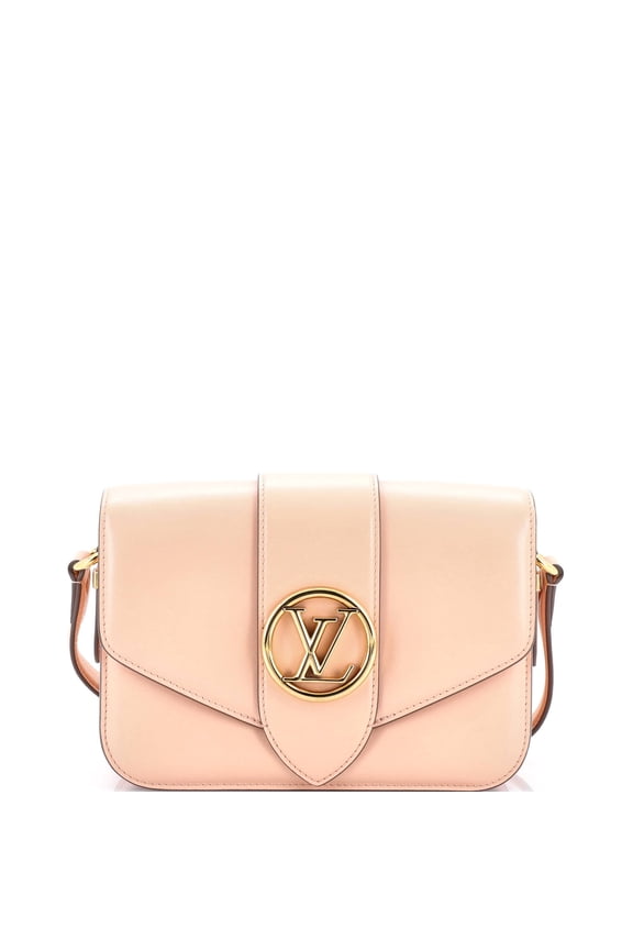 Pre-Owned Louis Vuitton LV Pont 9 Bag Leather By Rebag