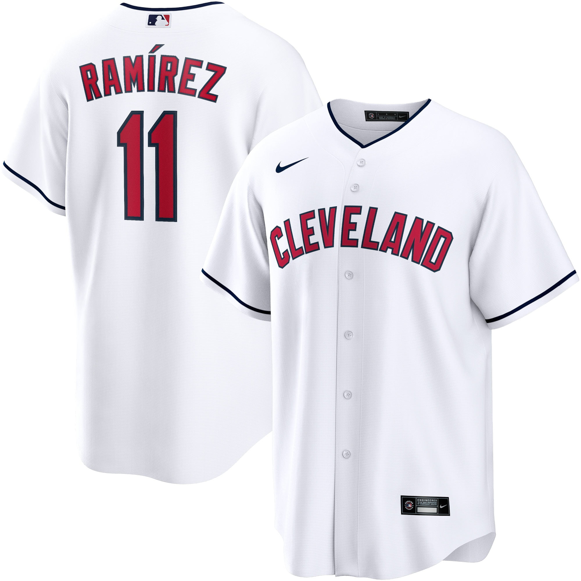 white cleveland indians jersey