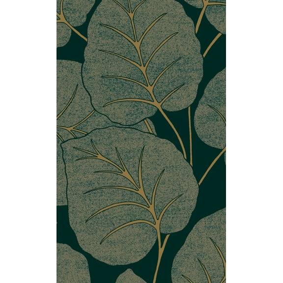 Aqua Luxor Leaf Tropical Wallpaper