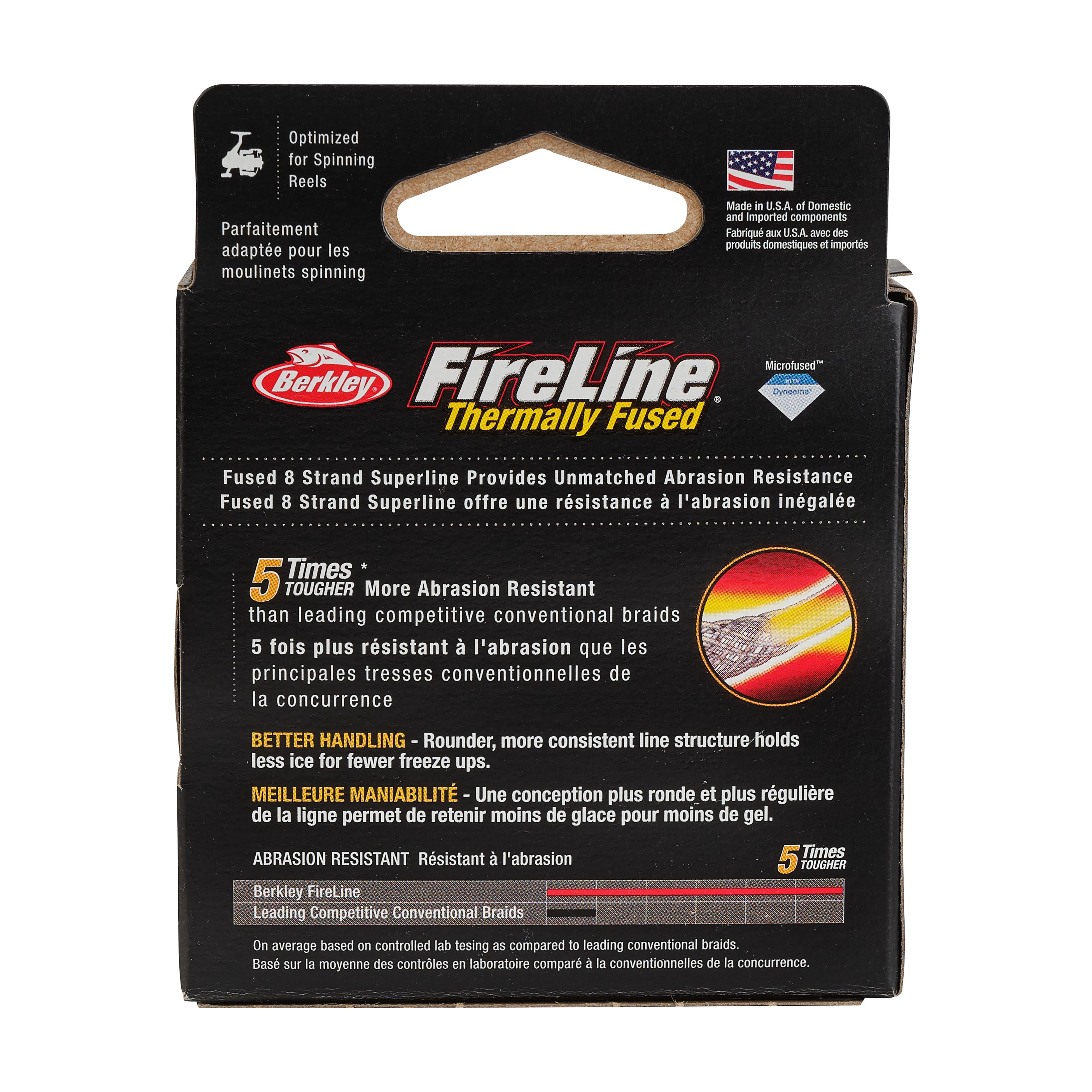 Berkley FireLine® Fishing Line, Smoke, 10 lb Test Strength, 50 yd