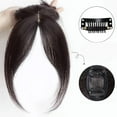 thumbnail image 6 of Women Wigs Synthetic Toupee Bangs Toppers Replacement Fringe Hair Toupee for Daily Wear Black Fringe Hair Hairpieces, 6 of 9